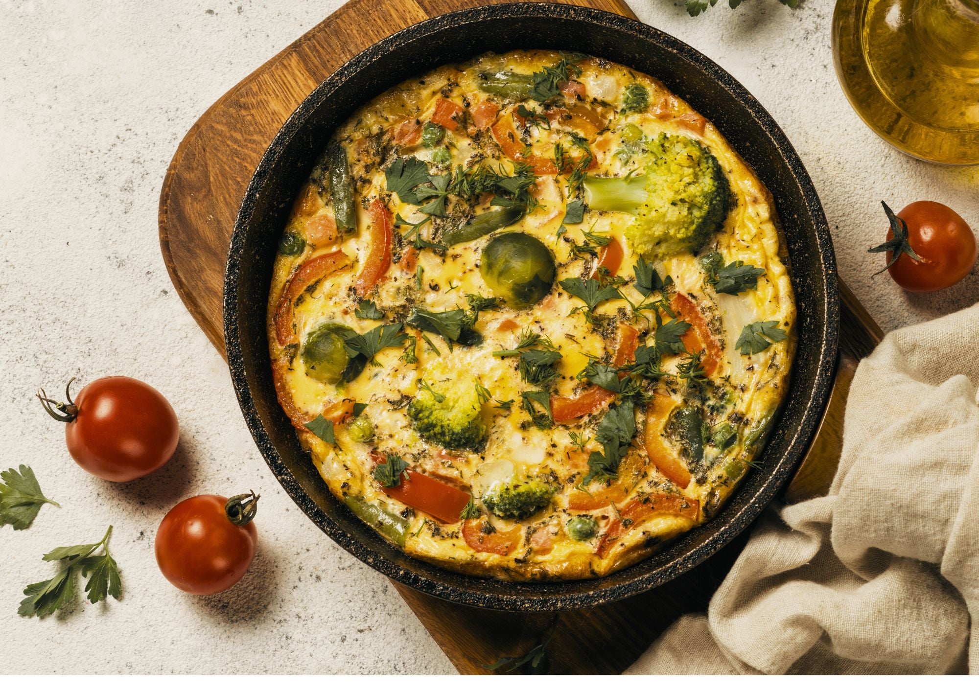 Leftover Veggie Frittata