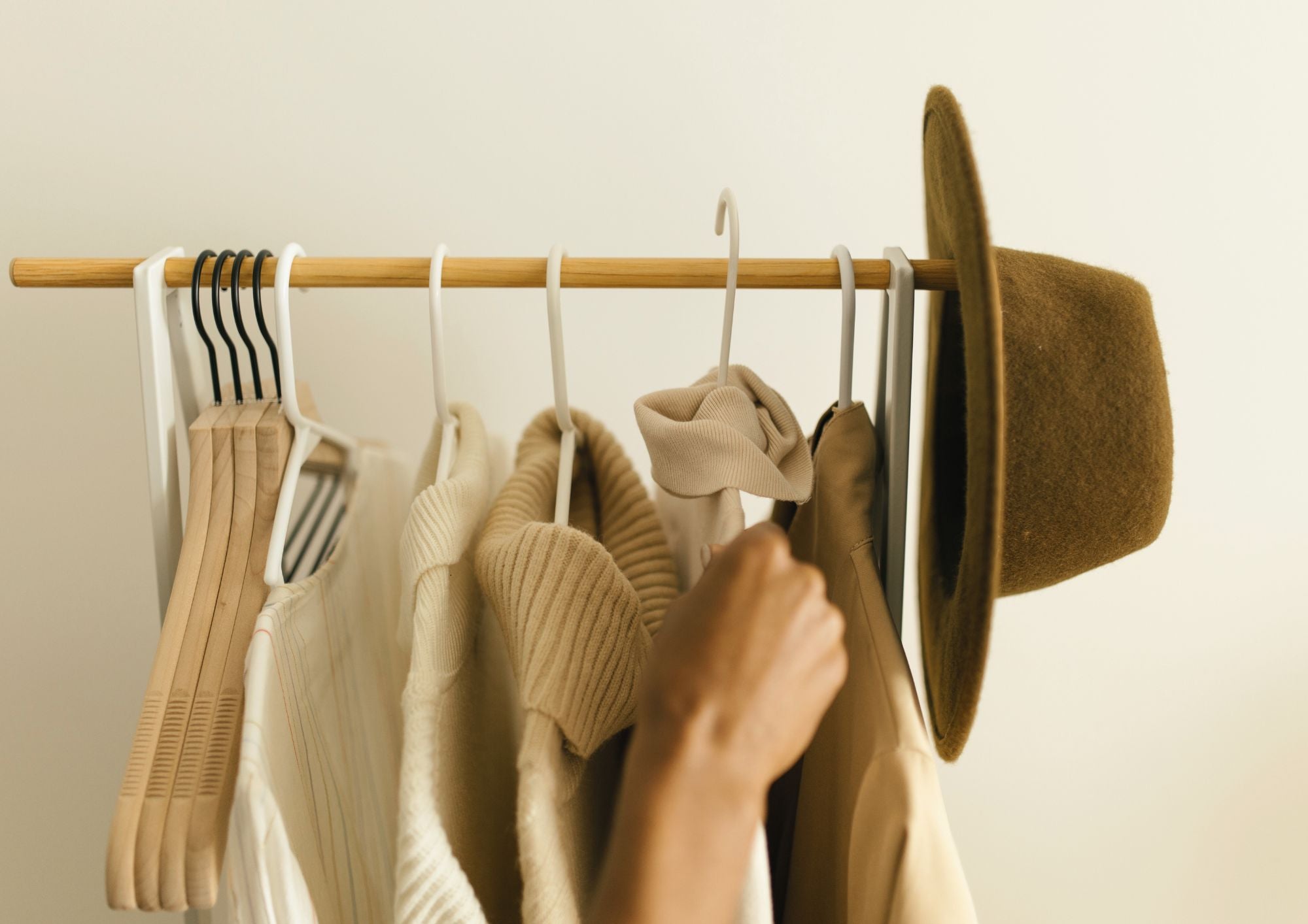 Mindful Clothing Decluttering - downsizing your wardrobe ethically