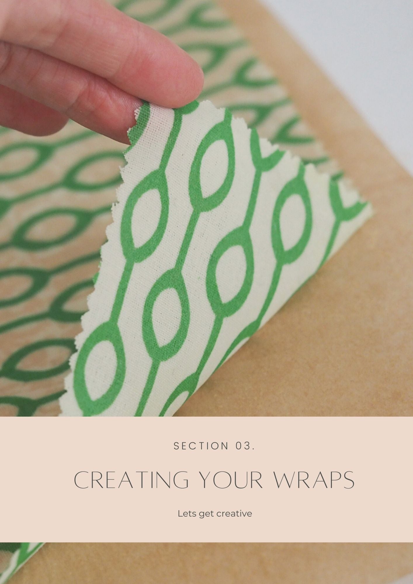 Create your own beeswax wraps